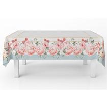 Toalha De Mesa Retangular Stmhome 2,20M X 1,50M Flowers