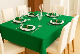 Toalha de Mesa Retangular Tecido Oxford Liso 8 Lugares 2,50m x 1,40m Decoração Comemorações Eventos