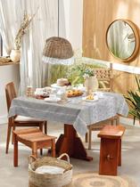 Toalha de mesa Retangular Teka 6 lugares Basic Listras Toalha de mesa Retangular Teka 6 lugares Basic Listras