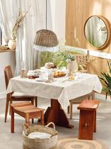 Toalha de mesa Retangular Teka 8 lugares Basic Guipir
