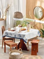 Toalha de mesa Retangular Teka 8 lugares Basic Roma