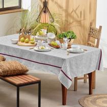 Toalha de Mesa Retangular Teka Basic 1,40m x 2,10m Talheres