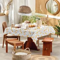 Toalha de Mesa Retangular Teka Basic 1,40m x 2,50m Bananas