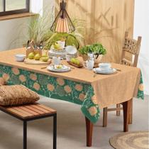 Toalha de Mesa Retangular Teka Basic 1,40m x 2,50m Hortência
