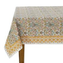 Toalha de mesa Ridhi Goldenrod Amarela 178x274cm 100% algodão Toalha de mesa Ridhi Goldenrod Amarela 178x274cm 100% algodão
