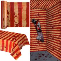 Toalha de mesa Roll Tegeme Creepy Carnival 30m para decoração de Halloween