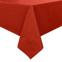 Toalha de mesa Romanstile 152x305cm Impermeável em PVC Vermelho