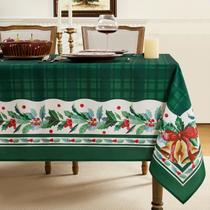Toalha de mesa Romanstile Christmas Holly Bell 152x258 cm