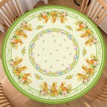 Toalha de mesa Roverantic Easter Round Cute Bunny 90-100cm