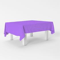 Toalha de Mesa Roxo Grande PLástca Decoração Festa 137X183cm Toalha de Mesa Roxo Grande PLástca Decoração Festa 137X183cm