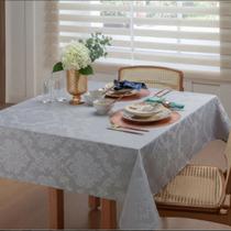 Toalha De Mesa Sala Jantar Quadrada Jacquard 4 Lugares Toalha De Mesa Sala Jantar Quadrada Jacquard 4 Lugares