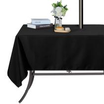 Toalha de mesa SARAFLORA 152 x 213 cm impermeável preta