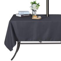 Toalha de mesa SARAFLORA 152 x 259 cm cinza impermeável