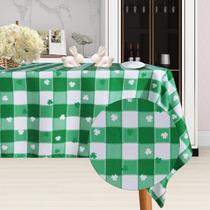 Toalha de mesa SARAFLORA Dia de São Patrício quadriculada 152x213cm Toalha de mesa SARAFLORA Dia de São Patrício quadriculada 152x213cm