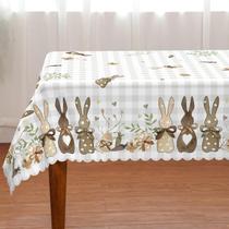 Toalha de mesa Siilues Easter 152 x 213 cm Poliéster oval Toalha de mesa Siilues Easter 152 x 213 cm Poliéster oval