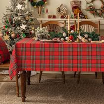 Toalha de mesa Softalker Red Buffalo Plaid 152x259 cm