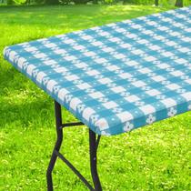 Toalha de mesa Spotjoy Vinyl Elástica Impermeável 60x120cm Branca