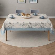 Toalha De Mesa Super Pratica 8 Lugares Retangular Alvorada Floral Algodão 1,55x2,50m Lepper Toalha De Mesa Super Pratica 8 Lugares Retangular Alvorada Floral Algodão 1,55x2,50m Lepper