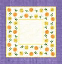 Toalha de Mesa Super Pratica Estampada 1,00x1,00m Lepper