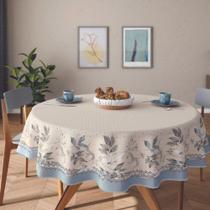 Toalha de Mesa Super Pratica Redonda 4 Lugares Alvorada 1,55 - Lepper