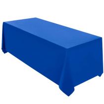 Toalha de mesa Surmente azul poliéster 228x335cm para casamento Toalha de mesa Surmente azul poliéster 228x335cm para casamento