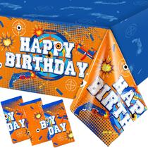 Toalha de mesa Tatuo Dart Battle Gun Theme 137x274cm - 3 peças