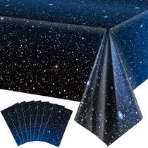 Toalha de mesa Tatuo Space Starry Night Plastic 137x274cm 8 unidades Toalha de mesa Tatuo Space Starry Night Plastic 137x274cm 8 unidades