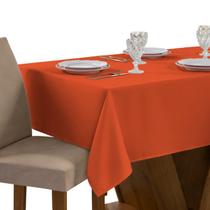 Toalha de Mesa TECIDO GROSSO Oxford Liso 1,50M x 2,00M Retangular com Bainha Cores Vivas