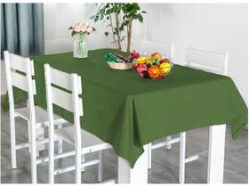 Toalha De Mesa Tecido Linho Rustico Para Mesa De Até 6 Lugares