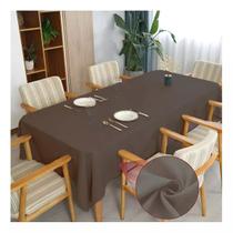 Toalha De Mesa Tecido Linho Rustico Para Mesa De Até 8 lugares