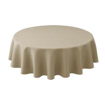 Toalha de mesa, tecido texturizado Biscaynebay, 70 cm, resistente à água natural
