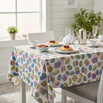 Toalha de Mesa Teka Basic 6 Lugares Retangular Estampada 1,40m x 2,10m Cor:Coração