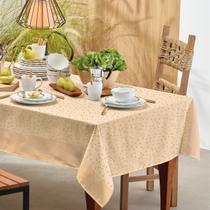 Toalha de mesa teka basic quadrada 4 lugares 140 x 140 cm