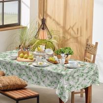Toalha de mesa teka basic retangular 8 lugares 140 x 250 cm