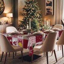 Toalha De Mesa Térmica - Canvas festa de Natal Toalha De Mesa Térmica - Canvas festa de Natal