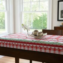 Toalha de mesa térmica e impermeável para 4 ou 6 cadeiras