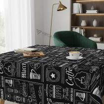Toalha de Mesa Térmica Estampada Impermeavel Retangular Copa Cozinha 1,40m x 200m
