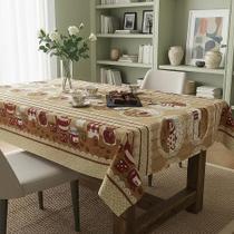 Toalha de Mesa Térmica Estampada Impermeavel Retangular Copa Cozinha 1,40m x 200m