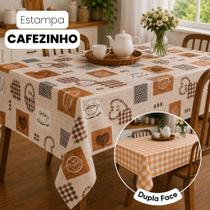 Toalha De Mesa Térmica Impermeável Dupla Face 4 a 10 lugares