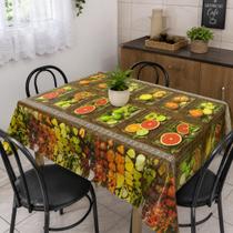 Toalha de Mesa Termica Impermeavel Plástico PVC Estampada 2,00x1,40m