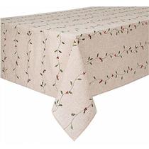 Toalha de Mesa Unite Azevinho Natural 180x270cm 310111 - Copa e Cia