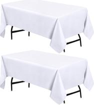 Toalha de mesa Utopia Kitchen, pacote com 2, 1,2 x 2 m, retangular, branca