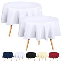 Toalha de mesa Utopia Kitchen Ronda 70cm Resistente a Manchas Branca