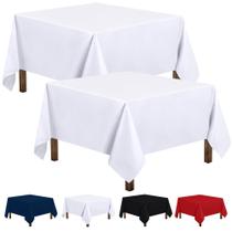 Toalha de mesa Utopia Kitchen Square 60x60cm, poliéster branco, pacote com 2 Toalha de mesa Utopia Kitchen Square 60x60cm, poliéster branco, pacote com 2