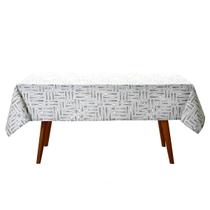Toalha de Mesa Verde Talheres Ellie Retangular 160x250cm 8 Lugares Clean Limpa Fácil Dohler