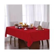 Toalha De Mesa Vermelha 6 Lugares Natal Decorativa Cozinha