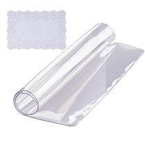 Toalha de mesa VEVOR Transparente PVC Quadrada 30x30cm Impermeável 1,5 mm