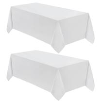 Toalha de Mesa VidaFete 2 Unidades 229x335cm Poliéster Branco Toalha de Mesa VidaFete 2 Unidades 229x335cm Poliéster Branco