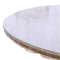 Toalha de mesa Walrus Clear Vinyl impermeável para mesa redonda