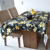 Toalha de Mesa Wendy Plantas Black